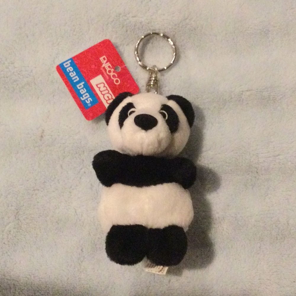 Enesco Nici Panda beanbag keychain/charm